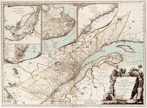 Mapa do Quebeque, Canadá
