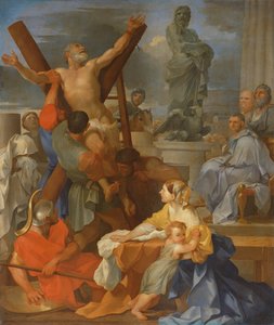 Martírio de Santo André de Sébastien Bourdon