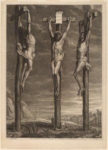 Cristo crucificado entre dois ladrões