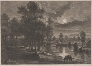 Paisagem do Rio Enluarada de Schelte Adams Bolswert, after Sir Peter Paul Rubens