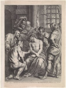 Coroando com espinhos de Cristo de Schelte Adamsz. Bolswert