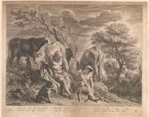 Mercúrio e Argus de Schelte Adamsz. Bolswert