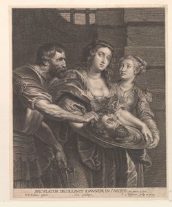 Salomé recebe a cabeça de João Baptista de Schelte Adamsz. Bolswert