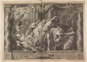 Vitória da Igreja sobre a idolatria de Schelte Adamsz. Bolswert