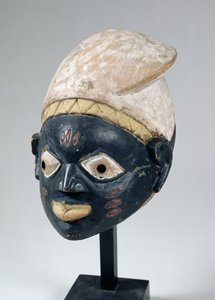 Máscara Gelede da sociedade iorubá, Nigéria