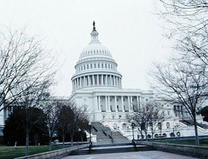 Capitólio, construído pela primeira vez em 1793 (foto) de School American