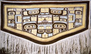 Chilkat Blanket, Tlingit Tribe (têxteis)