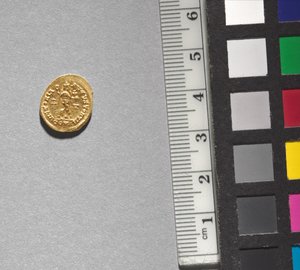 Solidus of Arkadios (reverso), 395-408 (ouro) (ver CVL 499734 para anverso)