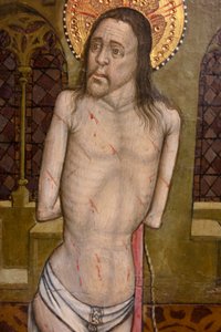 Altarpiece de Sant Miquel, Jaume Cirera, Guillem Talarn de School Catalan
