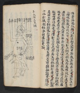 Pontos de acupuntura no braço, pescoço e base da cabeça, de Jing Guan Qi Zhi, 