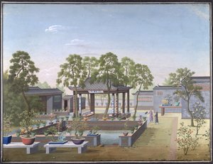 Add Or 2127 Desenho do jardim de um comerciante chinês de School Chinese