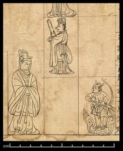 Almanaque para AD 978, Dunhuang Mogao, China, c.978 (tinta sobre papel) de School Chinese