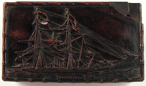 Snuffbox, c.1840 (madeira) de School Chinese