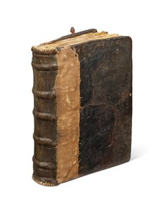 O Codex Sinaiticus Rescriptus, finais do século V-VII a 979 d.C. (tinta sobre velino) de School Egyptian