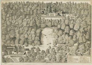 Boscobel House: gravura, nd [1809] (imprimir) de School English