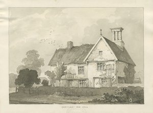 Chatcull Old Hall: caneta e desenho de lavagem de School English