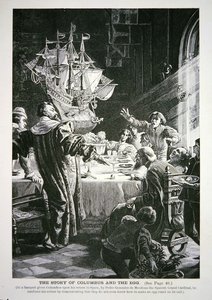 Cristóvão Colombo e o ovo (litho) de School English
