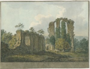 Abadia de Croxden: pintura a aguarela, nd [1805] (pintura) de School English