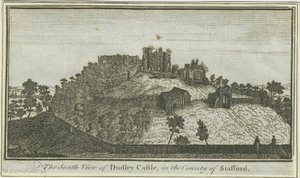Castelo Dudley: gravura, nd [c 1780] (imprimir) de School English