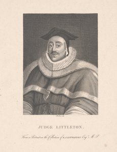 Juiz Littleton, gravada por C. M. Dien (gravura) de School English