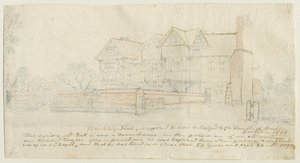 Kingswinford - Bradley Hall: desenho a lápis de cor de School English