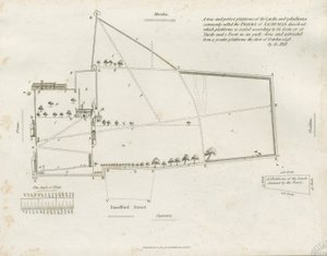 Lichfield - Greyfriars: gravura de School English