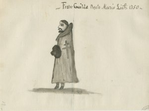 Lichfield - Guildhall [Guildsman]: desenho de lavagem, nd [?18 cent] (desenho) de School English