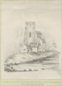 Lichfield - Igreja de St. Chad: zincographed de School English
