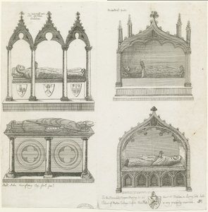 Catedral de Lichfield - Túmulos de School English