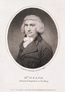 Sr. Heath, Engravatador Histórico do Rei, pub. para os Proprietários do Espelho Mensal, por T. Bellamy de School English