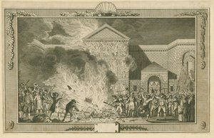 Newgate Prison and the Gordon Riots (gravura) de School English