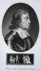Oliver Cromwell (gravura) de School English