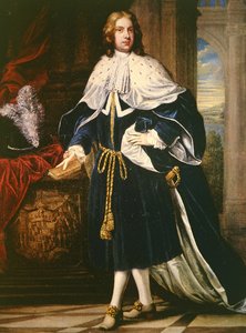 Retrato de Benedict Calvert (óleo sobre tela) de School English