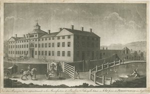 Soho Manufactory: gravura em aquatint, nd [final do século XVIII] (estampado) de School English