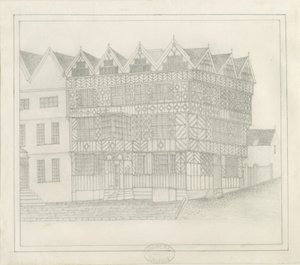 Stafford - Antiga &39;Casa Alta&39;: desenho a lápis, nd [c 1860] (desenho) de School English