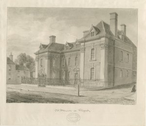 Stafford - Shire Hall: pintura a aquarela de School English