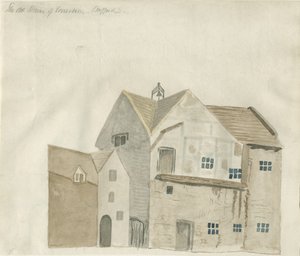 Stafford - The Old House of Correction: pintura aquarelada, nd [?early 19th cent] (pintura) de School English