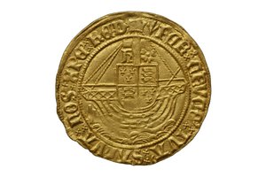 Moeda Tudor do Asthall Hoard de School English