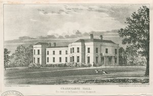 Uttoxeter - Crakemarsh Hall: litografia, nd [c 1839] (imprimir) de School English