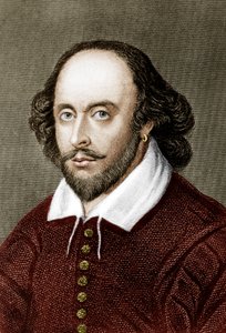 William Shakespeare (gravura a cores)