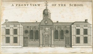 Wolverhampton - Escola Gramática: gravura em aquatint, nd [c 1751] (imprimir) de School English