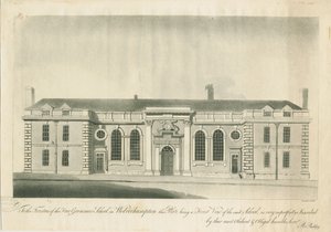 Wolverhampton - Grammar School: gravura, nd [1797] (imprimir) de School English