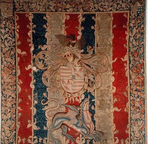 O escudo de armas Croy-Melun (tapeçaria)