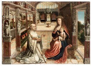 O Milagre da Lactação (óleo sobre painel)