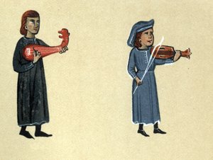 Um Trovador da Idade Média, ilustração do 