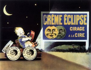 Publicidade para polimento de cera "Eclipse Creme". de School French