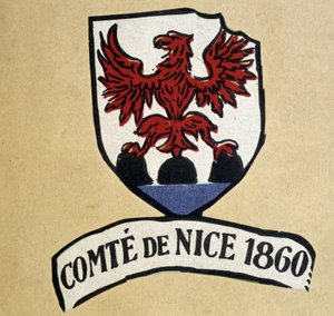 Escudo de armas do Condado de Nice de School French