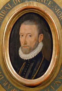 Gaspard de Coligny, almirante, estadista, líder do partido huguenote, assassinado durante a ... de School French