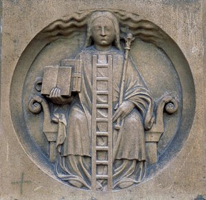 Arte gótica: alegoria da alquimia. Cathedrale Notre Dame (Notre-Dame) em Paris
