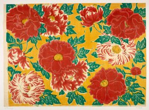 Desenho floral japonês, ilustração de 